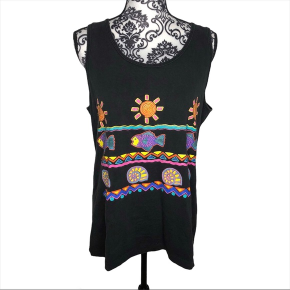 Vintage 1990s Colorful Until Morale Improves Tank - Picture 3 of 10